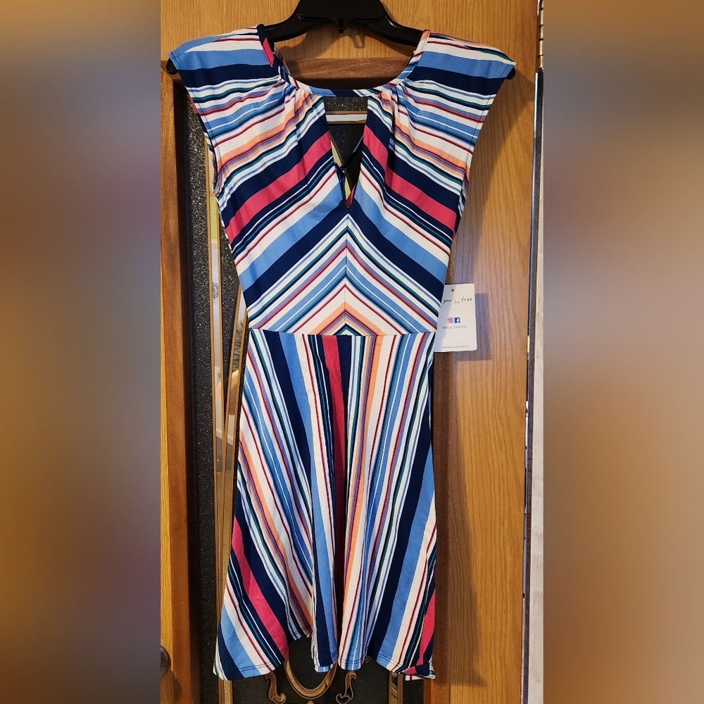 Bebop Sleeveless back tie Mini Dress. Size Xxs.  Nwt